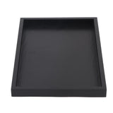 Rectangle Shape Solid Wood Tea Coffee Snack Food Serving Tray Plate Restaurant Trays 25*18*2cm - Close-Up Angle