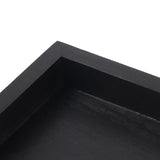 Rectangle Shape Solid Wood Tea Coffee Snack Food Serving Tray Plate Restaurant Trays 25*18*2cm
