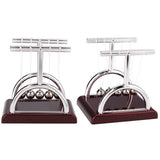 Newton's Cradle Steel Balance Ball Physics Science Pendulum Desk Fun Toy Gift - Top-Down View