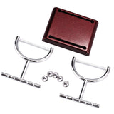 Newton's Cradle Steel Balance Ball Physics Science Pendulum Desk Fun Toy Gift - Close-Up Angle