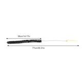 Clothes Dryer Vent Brush Long Flexible Rod Cleaning Tool for Dirt Dust Lint Blockage Removal