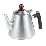1.2L Stainless Steel Stove top Teapot Tea Coffee Pot Kettle Heat Resistant Handle Matte