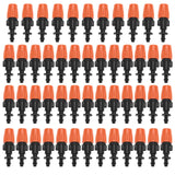 50pcs/set Adjustable Garden Drip Irrigation Misting Nozzles Micro Flowing Sprinkler Head Atomizer