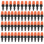 50pcs/set Adjustable Garden Drip Irrigation Misting Nozzles Micro Flowing Sprinkler Head Atomizer