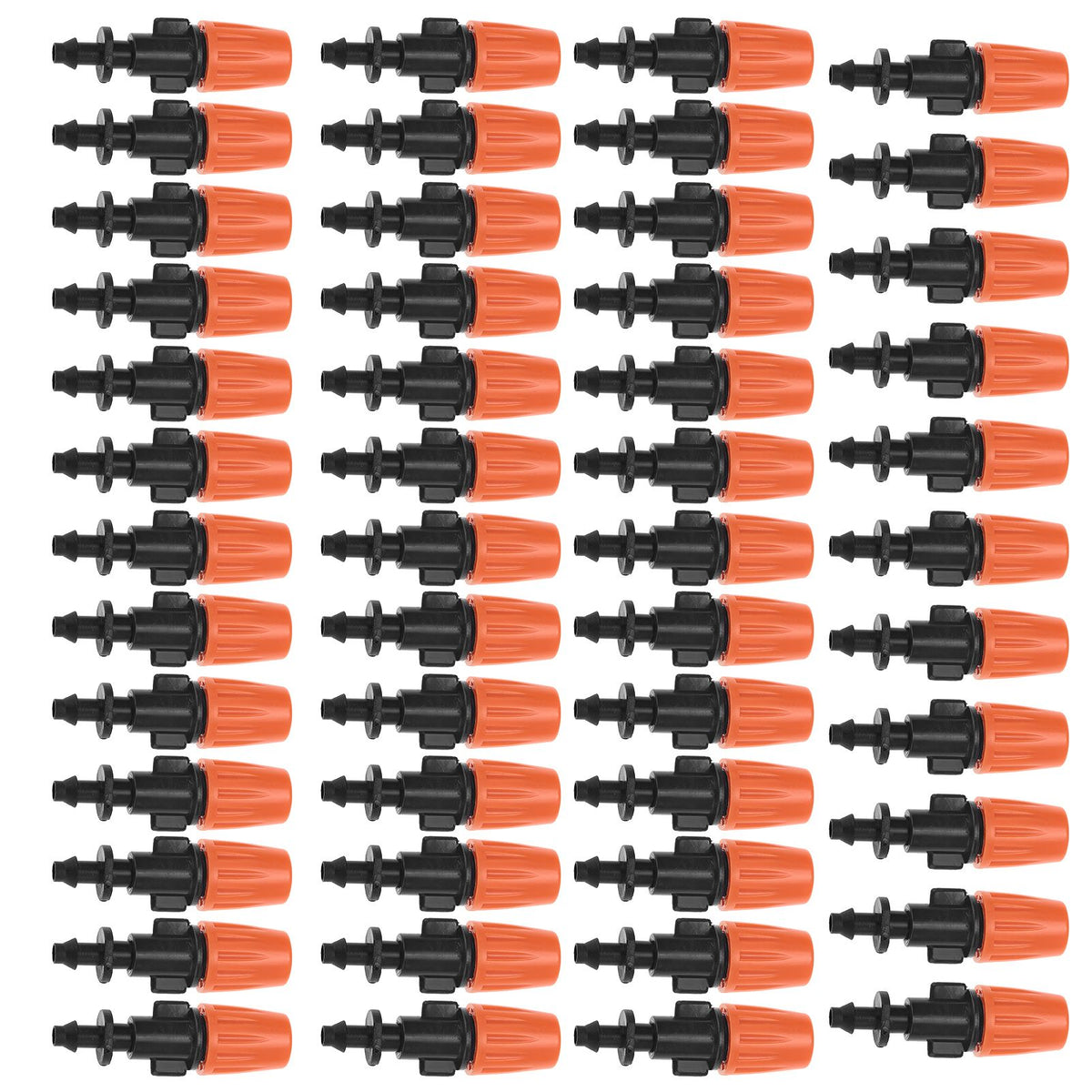 50pcs/set Adjustable Garden Drip Irrigation Misting Nozzles Micro Flowing Sprinkler Head Atomizer