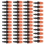 50pcs/set Adjustable Garden Drip Irrigation Misting Nozzles Micro Flowing Sprinkler Head Atomizer