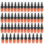 50pcs/set Adjustable Garden Drip Irrigation Misting Nozzles Micro Flowing Sprinkler Head Atomizer