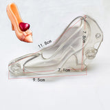 Washable Durable High Heel Pattern Silicone Mould Mold for Dessert Chocolate Cake - Rear View
