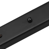 Ceiling Light Plate Holder Fitting Base Rectangular Shape DIY Pendant Lamp Accessories Black - Extra Image