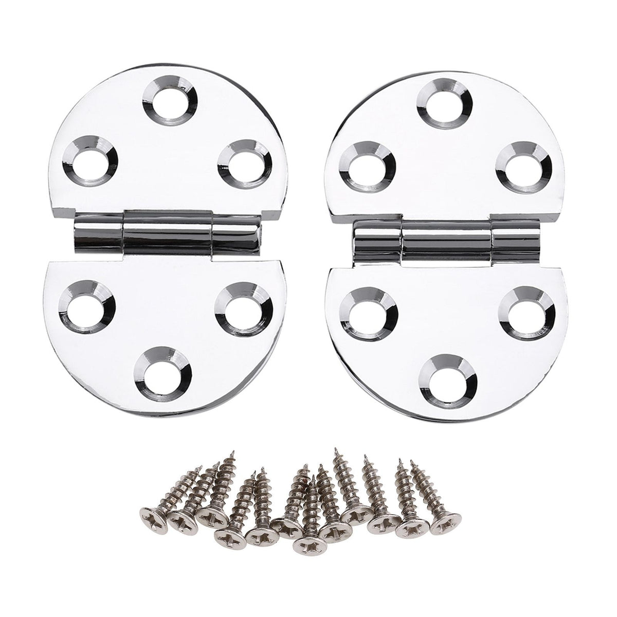 2PCS 180 Degree Copper Hinges for Folding Tabletop Sewing Machine Table