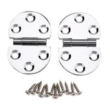 2PCS 180 Degree Copper Hinges for Folding Tabletop Sewing Machine Table