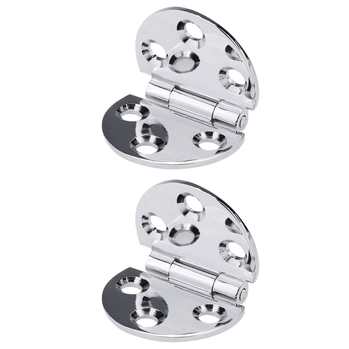 2PCS 180 Degree Copper Hinges for Folding Tabletop Sewing Machine Table