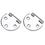 2PCS 180 Degree Copper Hinges for Folding Tabletop Sewing Machine Table - Close-Up Angle
