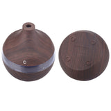 300ml Wood Grain USB Humidifier Colorful LED Night Light Mist Maker for Office Car Home - Top-Down View