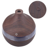 300ml Wood Grain USB Humidifier Colorful LED Night Light Mist Maker for Office Car Home