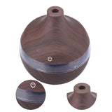 300ml Wood Grain USB Humidifier Colorful LED Night Light Mist Maker for Office Car Home - Close-Up Angle