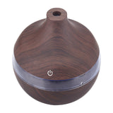 300ml Wood Grain USB Humidifier Colorful LED Night Light Mist Maker for Office Car Home
