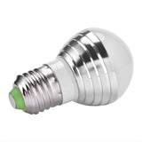 E27 3W RGB LED Color Changing Candle Light Lamp Bulb Remote Control Kit
