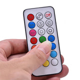 E27 3W RGB LED Color Changing Candle Light Lamp Bulb Remote Control Kit - Extra Image