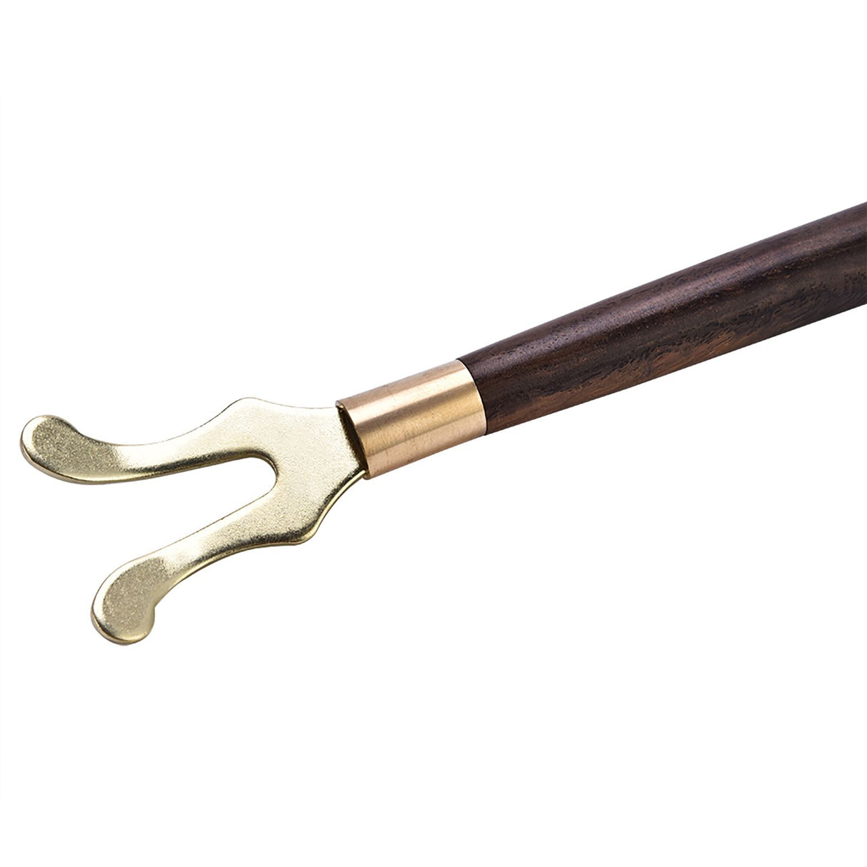 Tea Pot Heat Insulation Tea Clip Fork with Wooden Handle Cast Iron Head Coffee Tea Tools