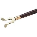 Tea Pot Heat Insulation Tea Clip Fork with Wooden Handle Cast Iron Head Coffee Tea Tools
