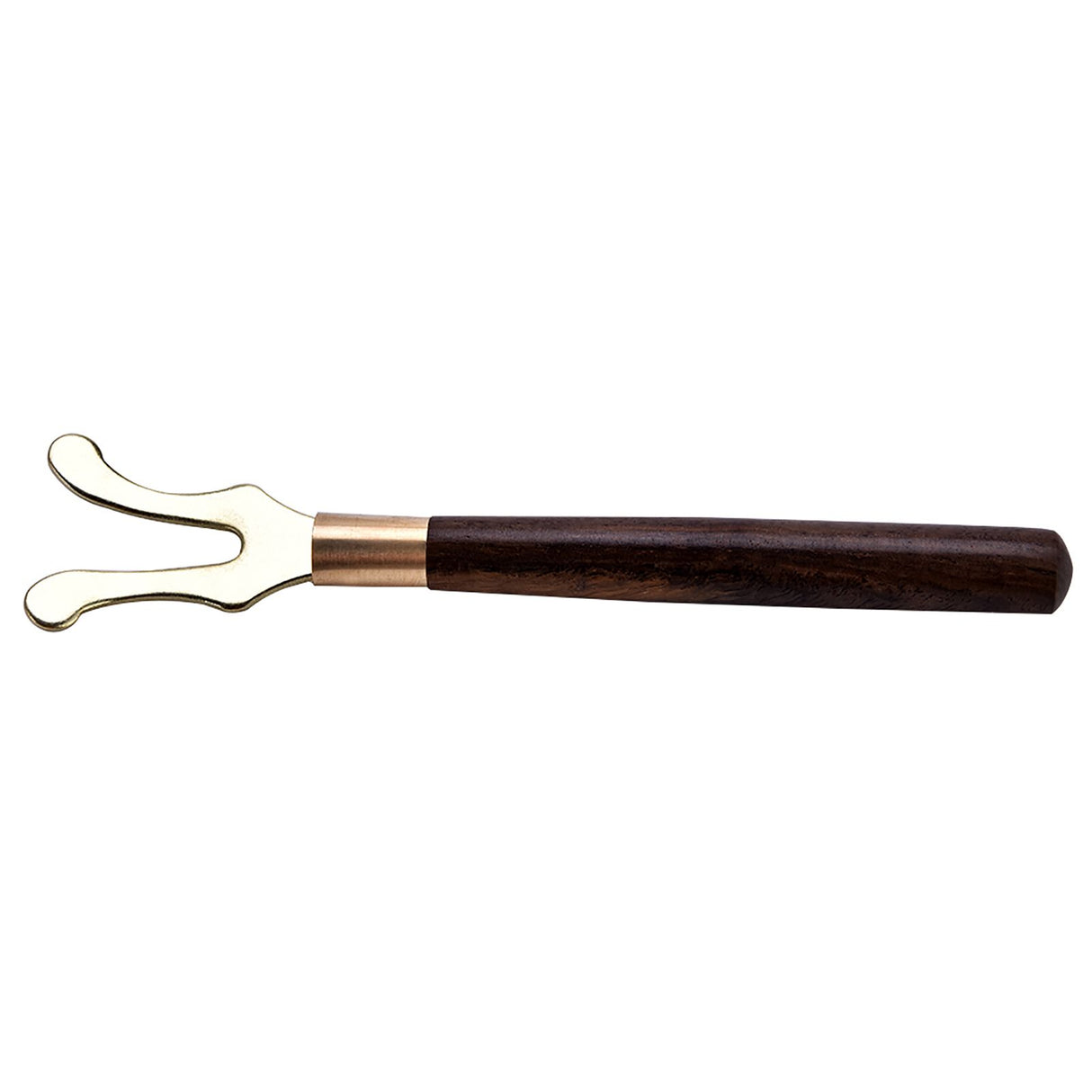 Tea Pot Heat Insulation Tea Clip Fork with Wooden Handle Cast Iron Head Coffee Tea Tools