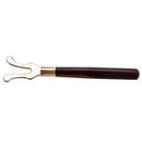 Tea Pot Heat Insulation Tea Clip Fork with Wooden Handle Cast Iron Head Coffee Tea Tools - Extra Image