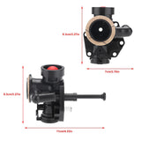 Carburetor Carb with Installing Hardware for 499809 498809A 494406 - Top-Down View