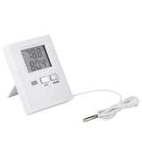 High Precision LCD Digital Indoor&Outdoor Thermometer Temperature Meter Tester Battery Powered - Side View