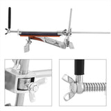 Stainless Steel Fix angle Sharpening System 4 Whetstones Kitchen Knife Sharpener Tool
