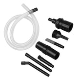9Pcs/set Mini Micro Tool Car Vehicle Cleaning Kit Universal Vacuum Cleaner Attachments - Close-Up Angle