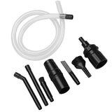 9Pcs/set Mini Micro Tool Car Vehicle Cleaning Kit Universal Vacuum Cleaner Attachments - Low Angle