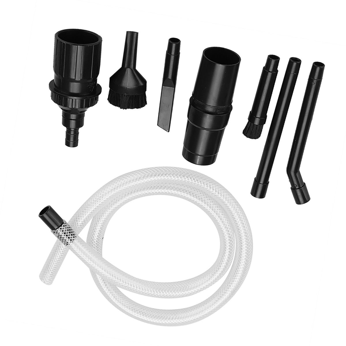9Pcs/set Mini Micro Tool Car Vehicle Cleaning Kit Universal Vacuum Cleaner Attachments