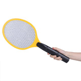 Cordless Battery Power Electric Fly Mosquito Swatter Bug Zapper Racket Insects Killer Yellow