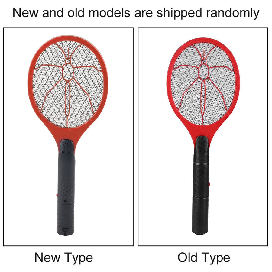 Cordless Battery Power Electric Fly Mosquito Swatter Bug Zapper Racket Insects Killer Red
