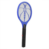 Cordless Battery Power Electric Fly Mosquito Swatter Bug Zapper Racket Insects Killer Blue