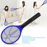 Cordless Battery Power Electric Fly Mosquito Swatter Bug Zapper Racket Insects Killer Blue - Extra Image