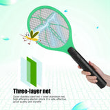 Cordless Battery Power Electric Fly Mosquito Swatter Bug Zapper Racket Insects Killer Green