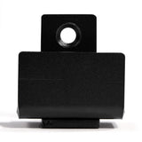 1pc Black Steel Hardware Sliding Barn Door Bottom Wall Mount Floor Guide with Screws - Extra Image