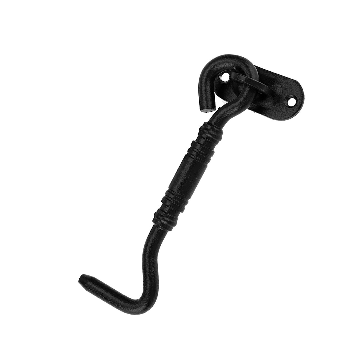 Black Color 201 Stainless Steel Cabin Hook and Eye Latch Lock for Shed Gate Door Window