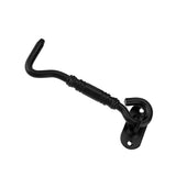 Black Color 201 Stainless Steel Cabin Hook and Eye Latch Lock for Shed Gate Door Window