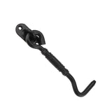 Black Color 201 Stainless Steel Cabin Hook and Eye Latch Lock for Shed Gate Door Window
