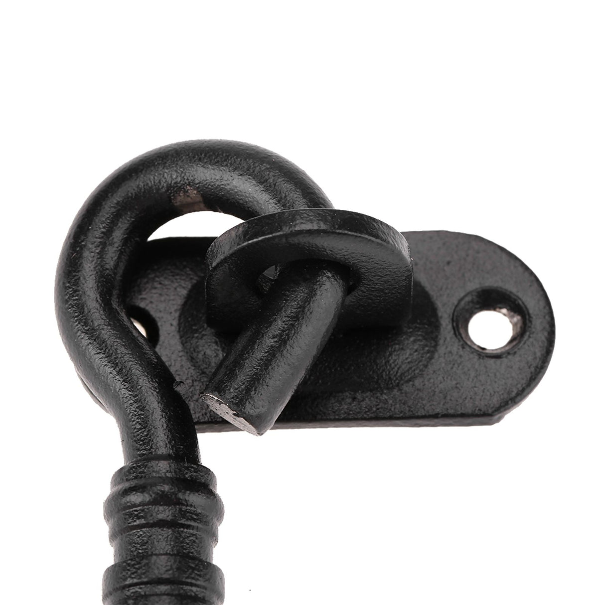 Black Color 201 Stainless Steel Cabin Hook and Eye Latch Lock for Shed Gate Door Window