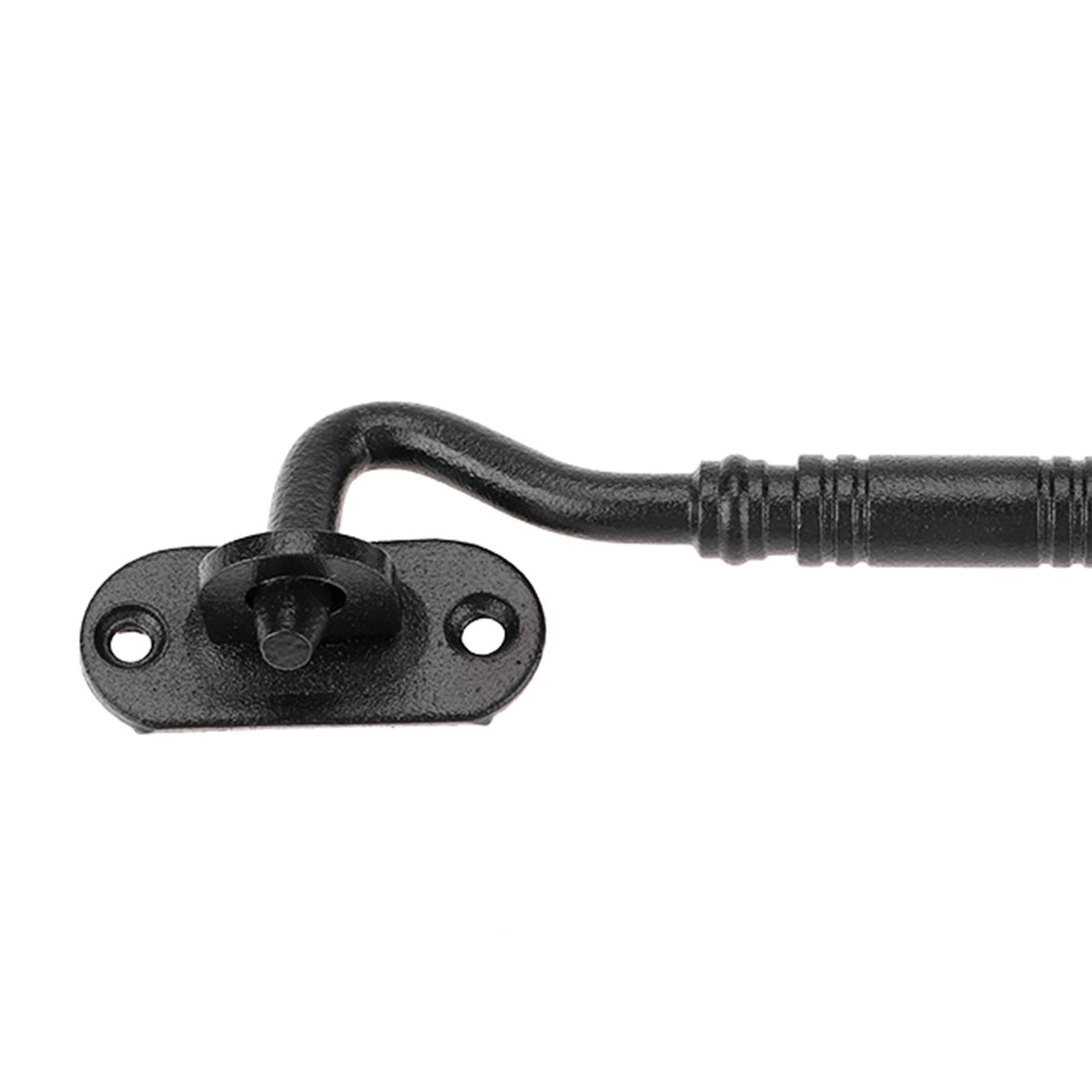 Black Color 201 Stainless Steel Cabin Hook and Eye Latch Lock for Shed Gate Door Window