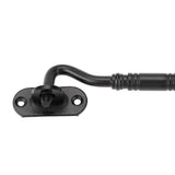Black Color 201 Stainless Steel Cabin Hook and Eye Latch Lock for Shed Gate Door Window