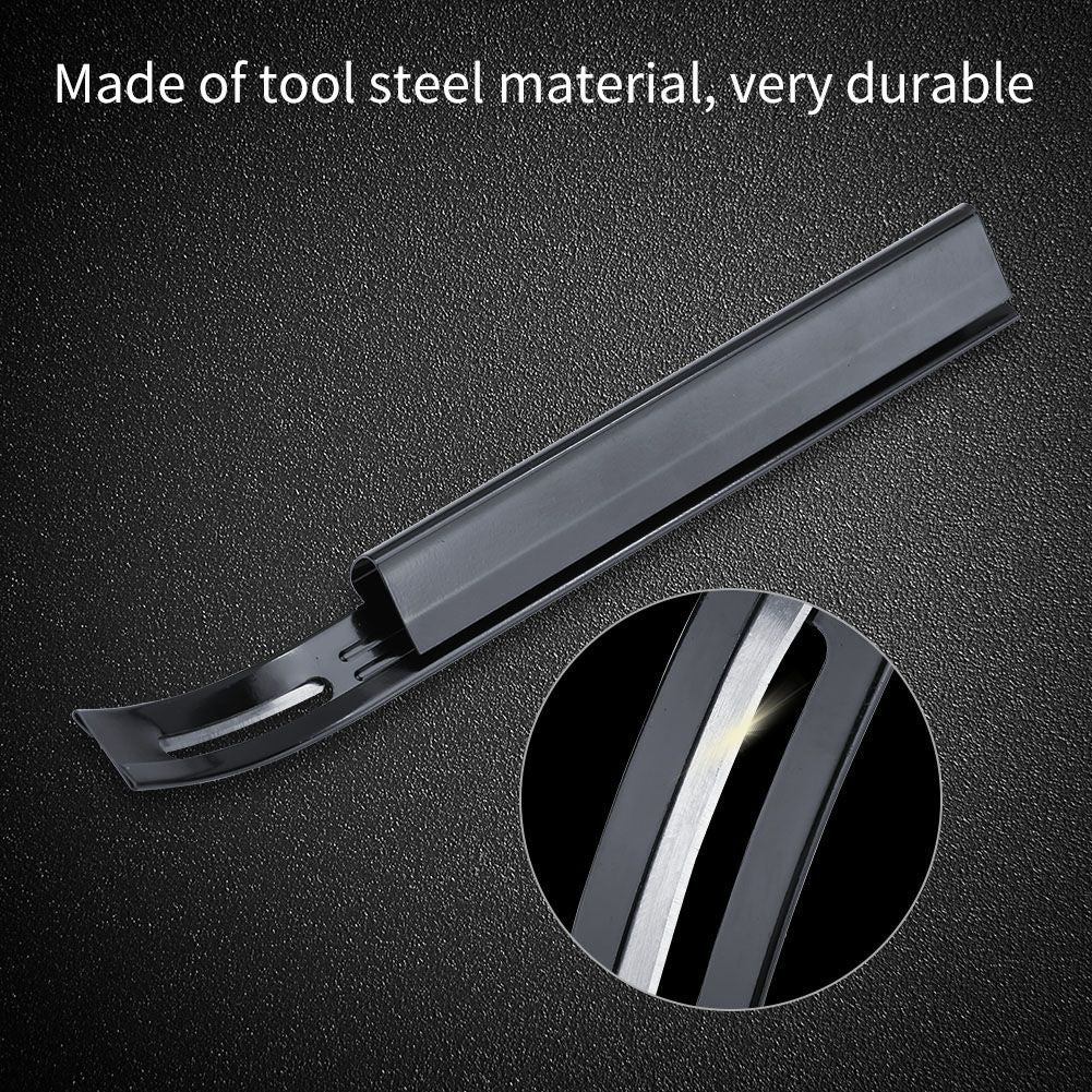 DIY Leather Craft Cutting Thinning Knife With Blades Craft Tool Planing Scraping Black