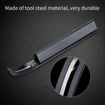 DIY Leather Craft Cutting Thinning Knife With Blades Craft Tool Planing Scraping Black
