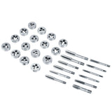 40Pcs M3-M12 Screw Nut Tap and Die Set with Wrenches and Thread Gauge Heavy Duty Hand Tools