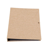Creative Linen DIY Craft Card Album Scrapbook Simple Loose Leaf with Rope Strap 30 Pages(Brown)