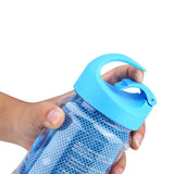 Super Breathable Cooling Effect Towel with Storage Bottle for Sports Gym Workout (Light Blue)